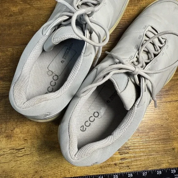 Ecco Biom Hybrid Golf Shoes Mens Size‎ 13-13.5 Gray Leather Spikeless Comfort